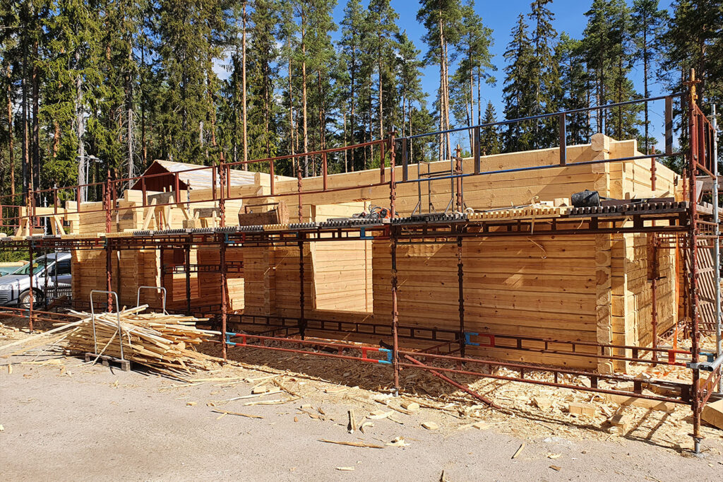 Gamla Trähus i Färila bygger nytt timmerhus