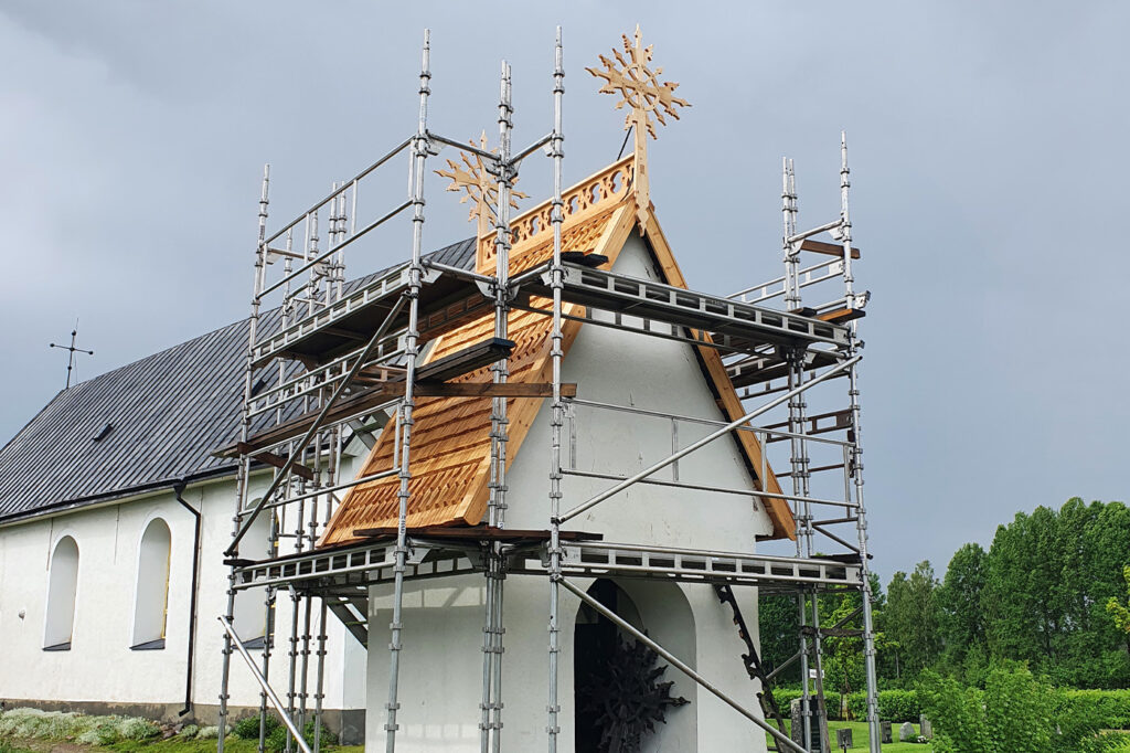 restaurering av Högs kyrka